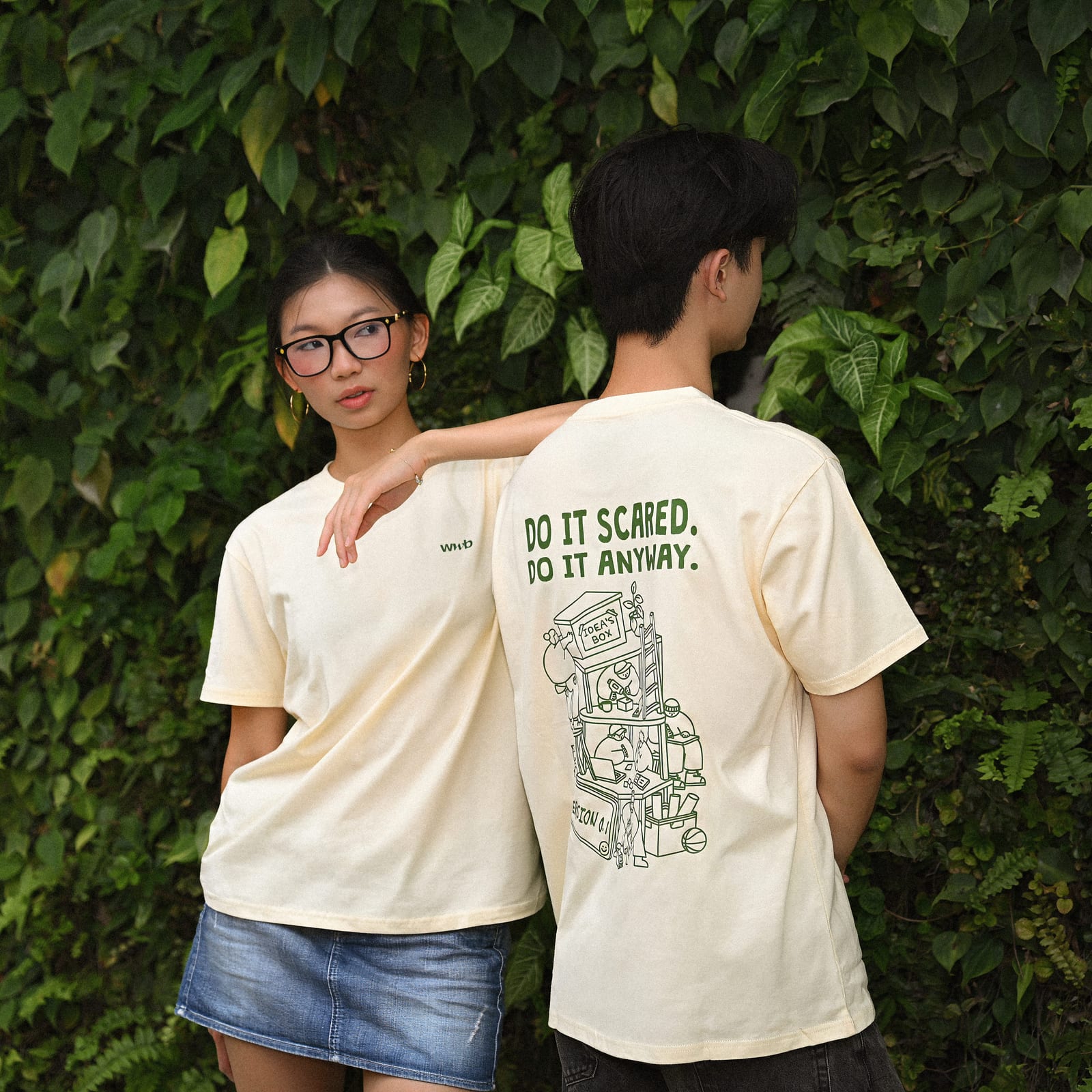Do It Scared tee, WWB x ButtHaus Series