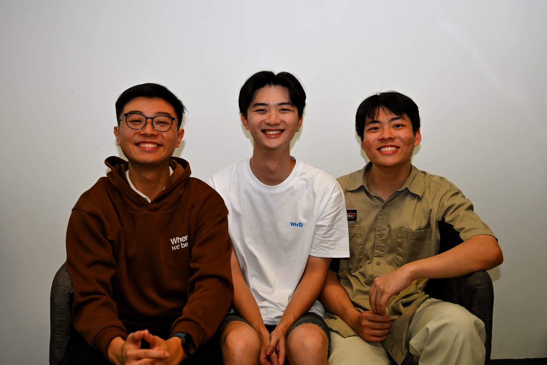 Wong Jing Jie, Benedict Kok and Ernest Chua of WWB Media